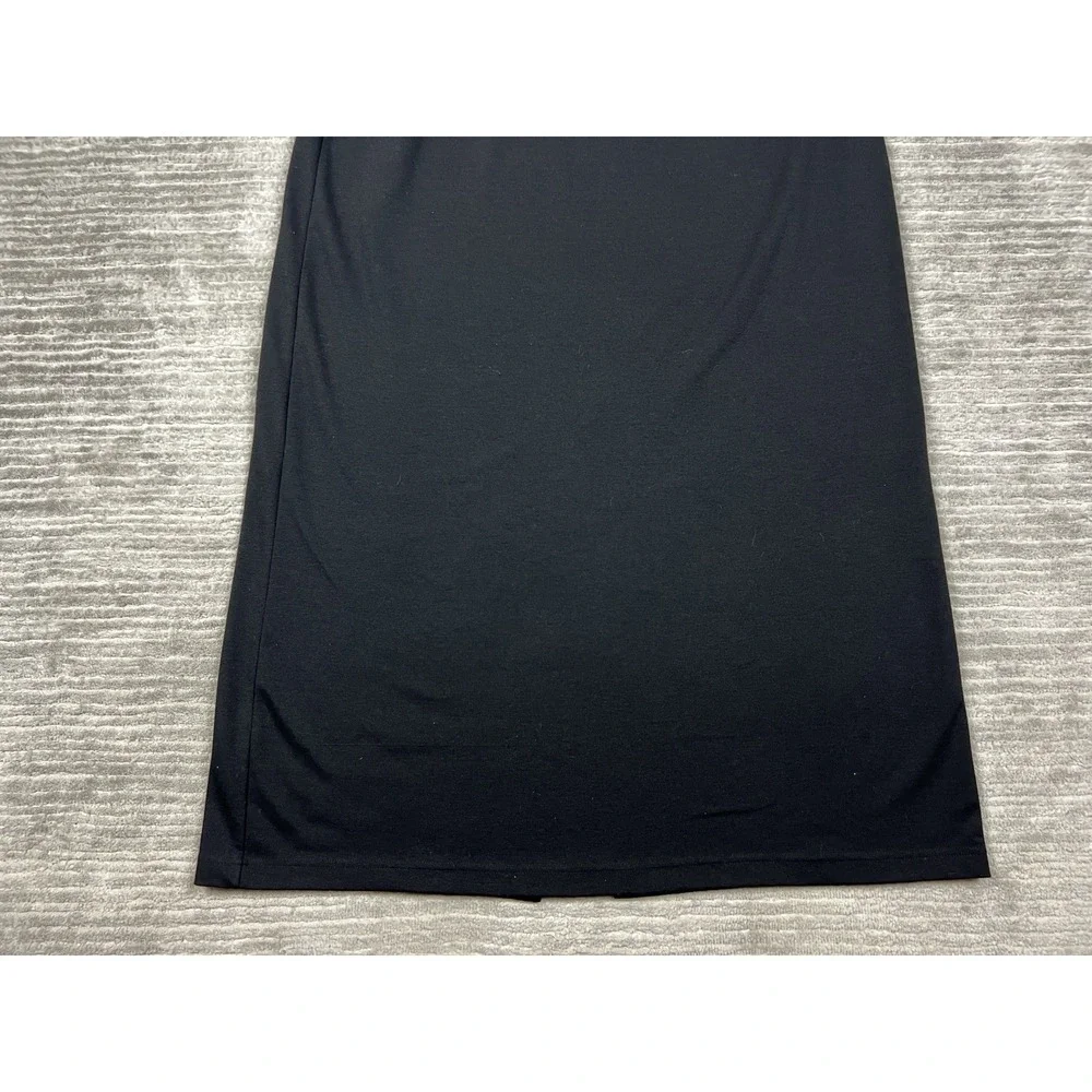 Emma James Liz Claiborne Skirt Womens XL Black Long Polyester‎ Blend Casual